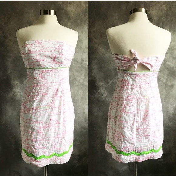 Lilly Pulitzer Dresses & Skirts - Lilly Pulitzer Alligator Growl Franco Dress 10